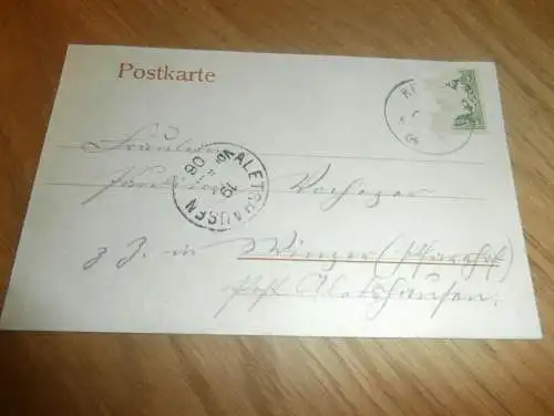 Gruss aus Edenhausen b. Krumbach , 1906 , alte Ansichtskarte , Postkarte !!!