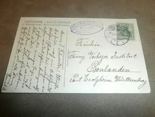 Bad Kreuznach , Oertels Hütte , 1908 , alte Ansichtskarte , Postkarte !!!