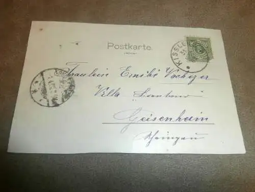 Die letzen würtembergischen Briefmarken , 31.03.1902 !! , Kisslegg , Postkarte , Briefmarke , Sammler !!!