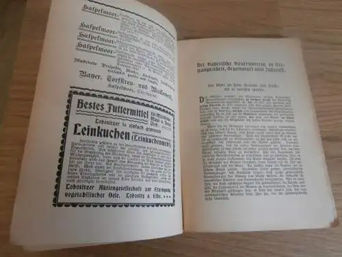 Der Bayerische Bauernverein in Vergangenheit, Gegenwart und Zukunft , 1906 , Bayern , Bauern , Landwirtschaft , Ansbach