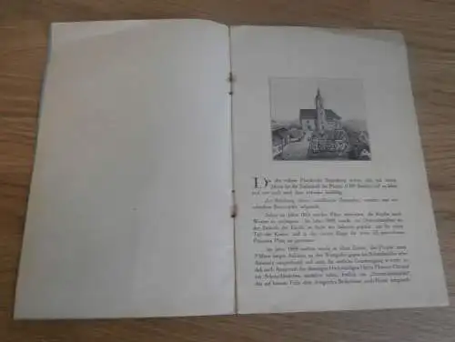 Pfarrkirche St. Nikolaus in Siegenburg , ca. 1920 , Prospekt zur Geschichte und Beschreibung , Haberstroh , Bayern !!!