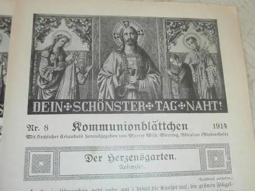 11x Hefte, Calcar / Kalkar , 1914 , Pfarrer Wilhelm Worring , Altkalkar, Altcalcar , Kleve , Chronik , Kirche , Religion