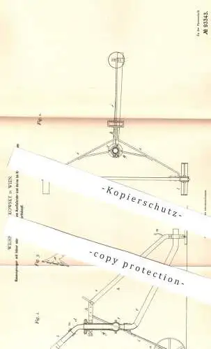 original Patent - Wilhelm Slawkowsky , Wien  1896 , Rasensprenger | Wasser - Sprenger | Gärtner | Landwirtschaft | Rasen