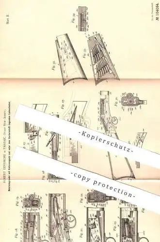 original Patent - Robert Dinsmore , Passaic , New Jersey , 1898 , Mehrladegewehr | Waffe , Pistole , Pistol , Gewehr !!