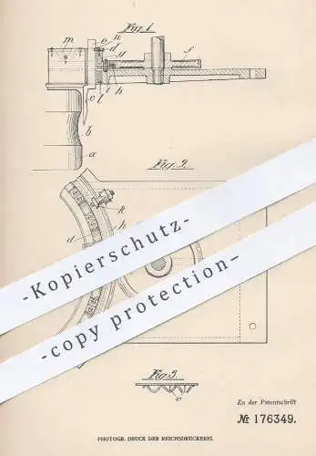 original Patent - Fritz Wever , Stuttgart , 1904 , Aufschneiden der Fadenhenkel an Wirkware o. Webware | Weben , Weber !