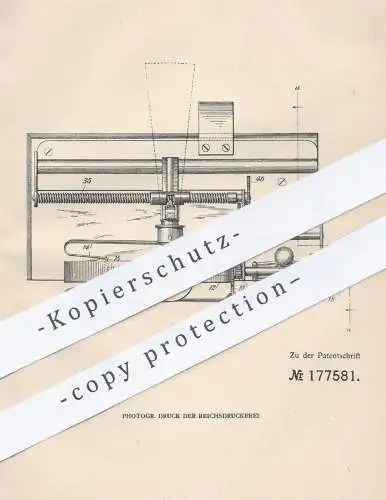 original Patent - Miscellaneous Machine Company , New York , 1905 , Walzenträger für Phonographen | Phonograph !!
