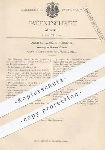 original Patent - Jakob Schwarz , Nürnberg , 1883 , Kreisel mit Ton | Brummkreisel , Musikkreisel , Spielzeug , Spielen