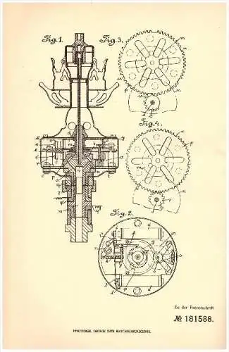 Original Patent- Friedrich Reichsgraf von Schönborn Buchheim-Wolfsthal in Miröschau / Mirosov ,1905, Lentschat , Berlin