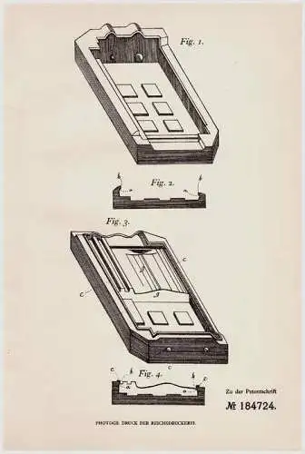 Original Patentschrift - Ch. Lengsholz in Porz - Köln a. Rh., 1905 , Form für Falzziegel , Dachziegel , Dachdecker !!!