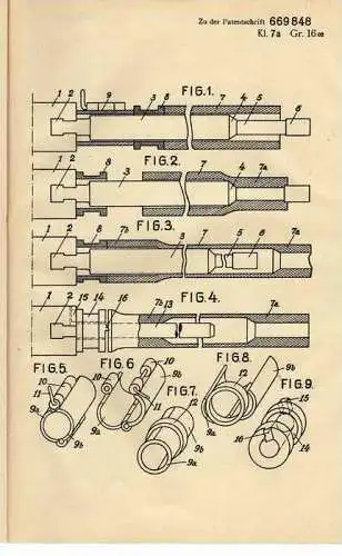 Original Patentschrift - Bergbau AG in Kattowitz , Polen , 1934 , Herstellung von Rohren !!!