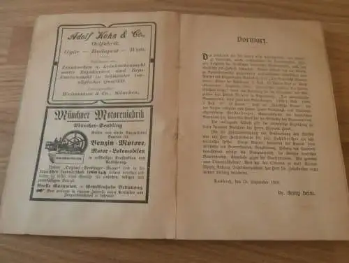 Der Bayerische Bauernverein in Vergangenheit, Gegenwart und Zukunft , 1906 , Bayern , Bauern , Landwirtschaft , Ansbach