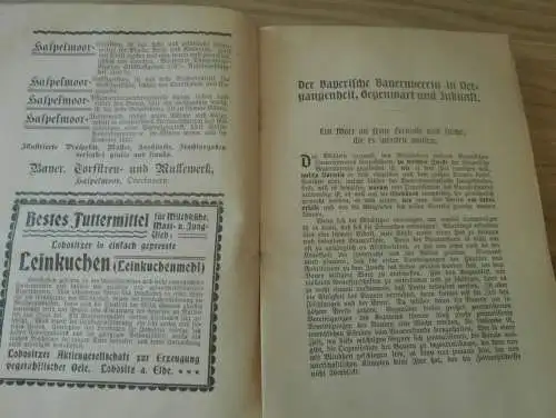 Der Bayerische Bauernverein in Vergangenheit, Gegenwart und Zukunft , 1906 , Bayern , Bauern , Landwirtschaft , Ansbach