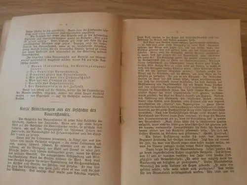 Der Bayerische Bauernverein in Vergangenheit, Gegenwart und Zukunft , 1906 , Bayern , Bauern , Landwirtschaft , Ansbach