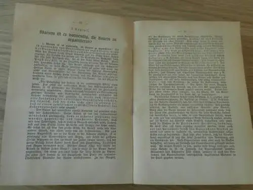 Der Bayerische Bauernverein in Vergangenheit, Gegenwart und Zukunft , 1906 , Bayern , Bauern , Landwirtschaft , Ansbach