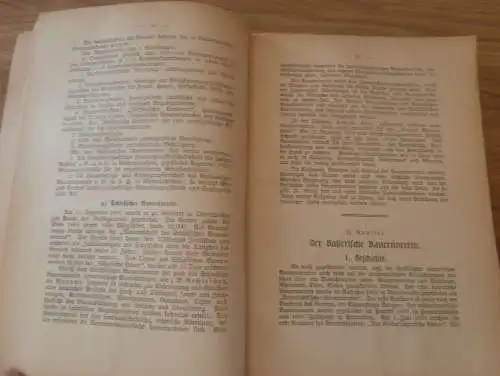 Der Bayerische Bauernverein in Vergangenheit, Gegenwart und Zukunft , 1906 , Bayern , Bauern , Landwirtschaft , Ansbach