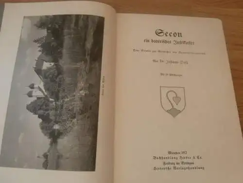 Seeon - ein bayerisches Inselkloster , 1912 , Benediktiner Orden , Kloster , Bayern , Kirche , Geschichte !!!