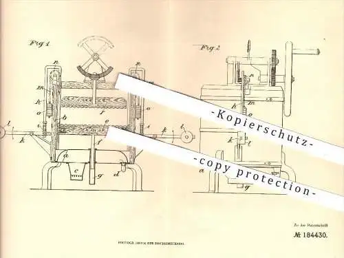 original Patent - Carl Wiesel in Rudolstadt , 1906 , Waschmaschine mit 2 Waschscheiben , Waschen , Wäsche , Wäscherei !