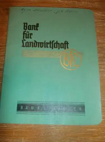 altes Sparbuch Jüterbog , 1938 - 1945 , Agnes Schultze geb. Harfe in Jüterbog , Sparkasse , Bank !!