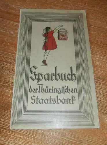 altes Sparbuch Stadtilm , 1942 - 1945 , M. Licht , geb. Ebert-Larrge in Traßdorf b. Stadtilm, Sparkasse , Bank !!