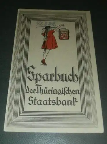 altes Sparbuch Langewiesen , 1943 - 1946 , Sparkasse , Bank !!!