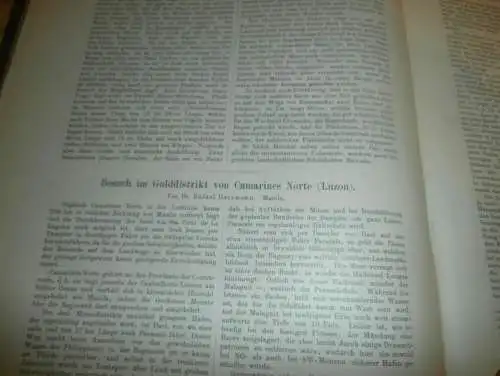 Völkerkunde Januar bis Juni 1898, gebundene GLOBUS Zeitschriften , Expedition , Kolonie , Reise , Berichte , Etnologie !
