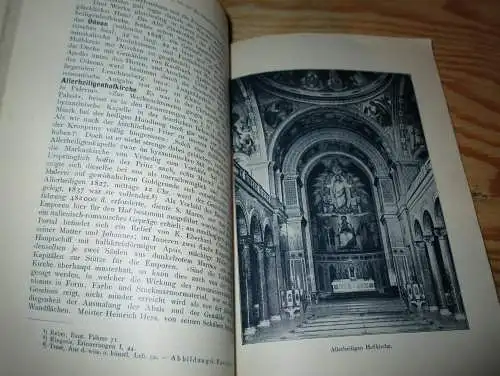 Illustrierter Führer durch München , 1895 , mit Stadtplan und 54 Ansichten , 168 Seiten !!!