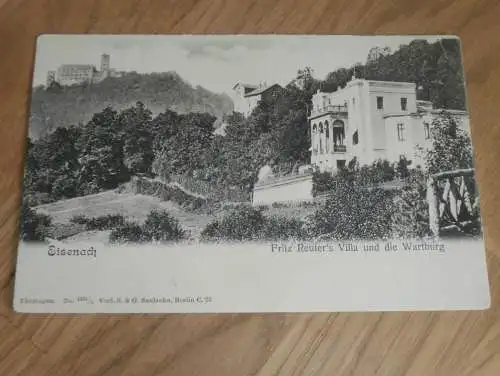 alte AK -  Eisenach , ca. 1905 , Villa Fritz Reuter , Ansichtskarte !!