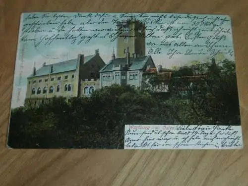 alte AK -  Eisenach Wartburg , 1905 , nach Berlstedt b. Neumark Ansichtskarte !!