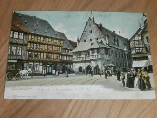 alte AK -  Halberstadt , 1907 , Ansichtskarte !!