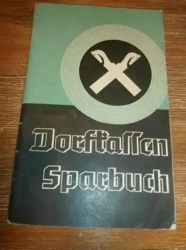 altes Sparbuch Bothenheilingen , 1938 - 1942 , J. Scheemann in Bothenheilingen / Nottertal-Heilinger Höhen , Sparkasse