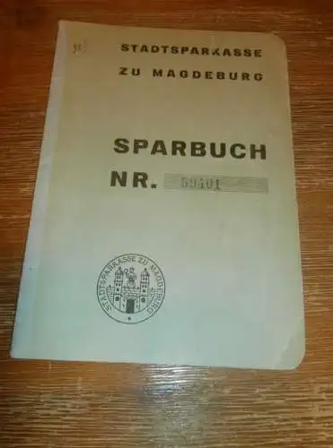 altes Sparbuch Magdeburg , 1937 - 1940 , Charlotte Marke geb. Lazar in Magdeburg , Sparkasse , Bank !!!