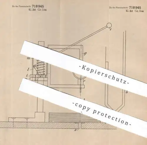 original Patent - Herrenkleider Fabrik Beha GmbH Berlin | Wilhelm Weber | 1939 | Einschneiden von Abnähern | Schneider