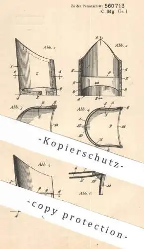 original Patent - Noble Ellsworth Stephens , Woodside , Queens USA | 1930 | Stuhl , Möbel aus dünnen Holzplatten | Holz