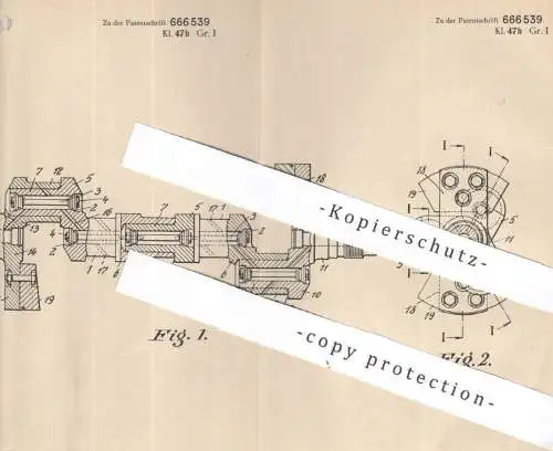 original Patent - Louis Frederik Rudston Fell | Armstrong Siddeley Motors Ltd. Conventry , England | 1937 | Kurbelwelle