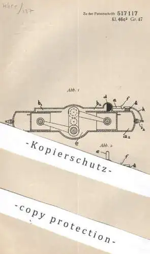 original Patent - Matador Apparatebau GmbH , Berlin , 1930 , Zweizylinder - Zweitaktbrennkraftmaschine Anlasser | Motor