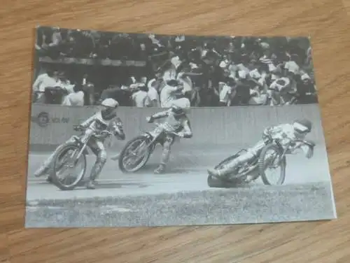 Speedway 80er Jahre , Sturz , DDR , altes Foto , ca. 115 x 75 mm !!!