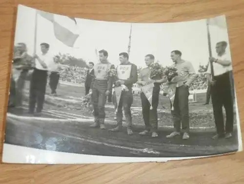 Speedway Balakow / UDSSR 1964 , DDR , Mannschaft , altes Foto , ca. 180 x 120 mm !!!