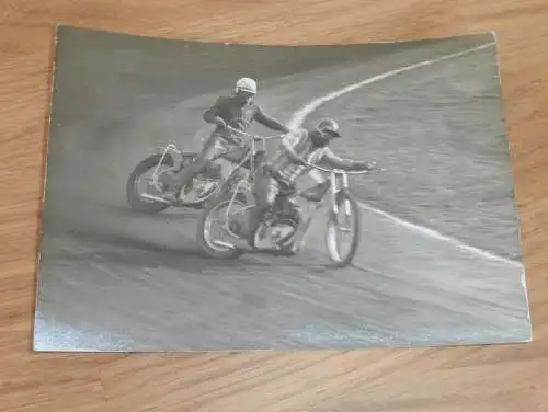 Speedway 70er Jahre , DDR , Jawa , altes Foto , ca. 145 x 105 mm !!!