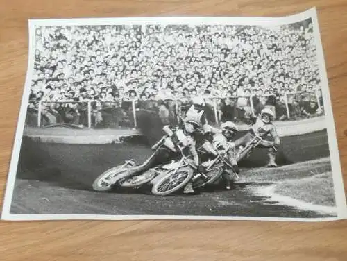 Speedway 70 er Jahre , Güstrow , altes Foto , 180 x 130 mm !!!