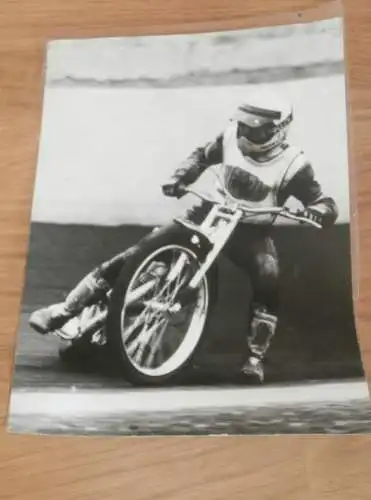 Speedway Güstrow 80er Jahre , altes Foto , 230 x 170 mm !!!