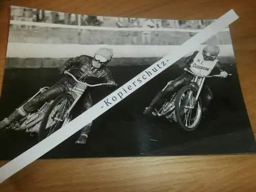 Speedway Neubrandenburg / Güstrow 70/80er Jahre , DDR , altes Foto ca. 240 x 160 mm !!!