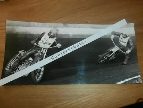 Speedway Neubrandenburg / Güstrow 70/80er Jahre , DDR , altes Foto ca. 280 x 135 mm !!!