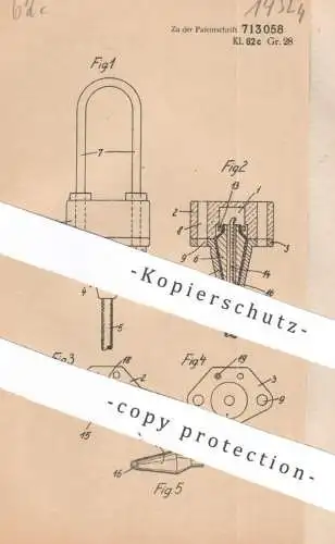 original Patent - Siemens Apparate & Maschinen GmbH Berlin | Gustav Werther & Karl Schumacher | 1939 | Schleppseilkopf