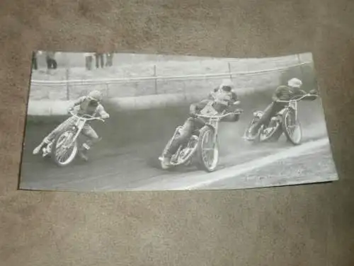 Speedway MC Güstrow 70er/ 80er Jahre , altes Foto ca. 180 x 90 mm !!!