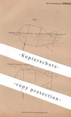 original Patent - Sprengstoff AG Carbonit , Hamburg , 1918 , Seemine , Seeminen | Mine , Minen , Sprengstoff , U-Boot