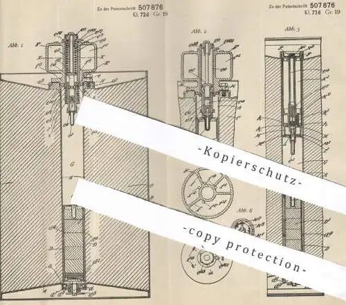 original Patent - Vickers Limited , Westminster , England , 1926 , Wasserbombe | Wasser - Bombe , Bomben , Sprengstoff