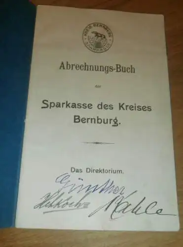 altes Sparbuch Bernburg , 1925 - 1943 , Erika Trittel in Döbbernitz / Debrznica , Weststernberg , Sparkasse , Bank !!