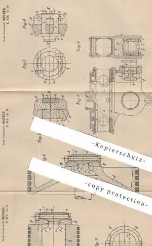 original Patent - Dr.-Ing. Hugo Lentz , Berlin Halense | 1936 | Kolbenstangenverbindung | Kolbenstange | Automobil Motor