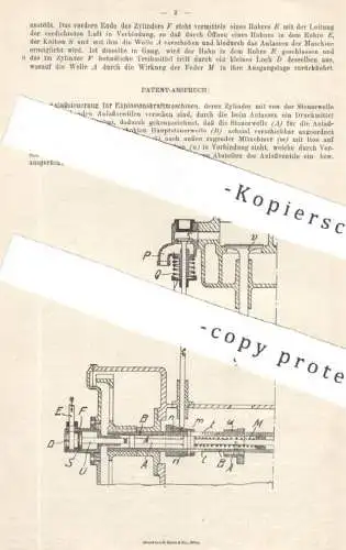 original Patent - Fabbrica Italiana Automobili Torino FIAT Società Anonima , Turin Italien | Motor Anlasser | Gasmotor