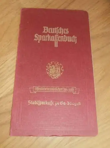 altes Sparbuch Gardelegen , 1944 , Hannover , Sparkasse , Bank !!!